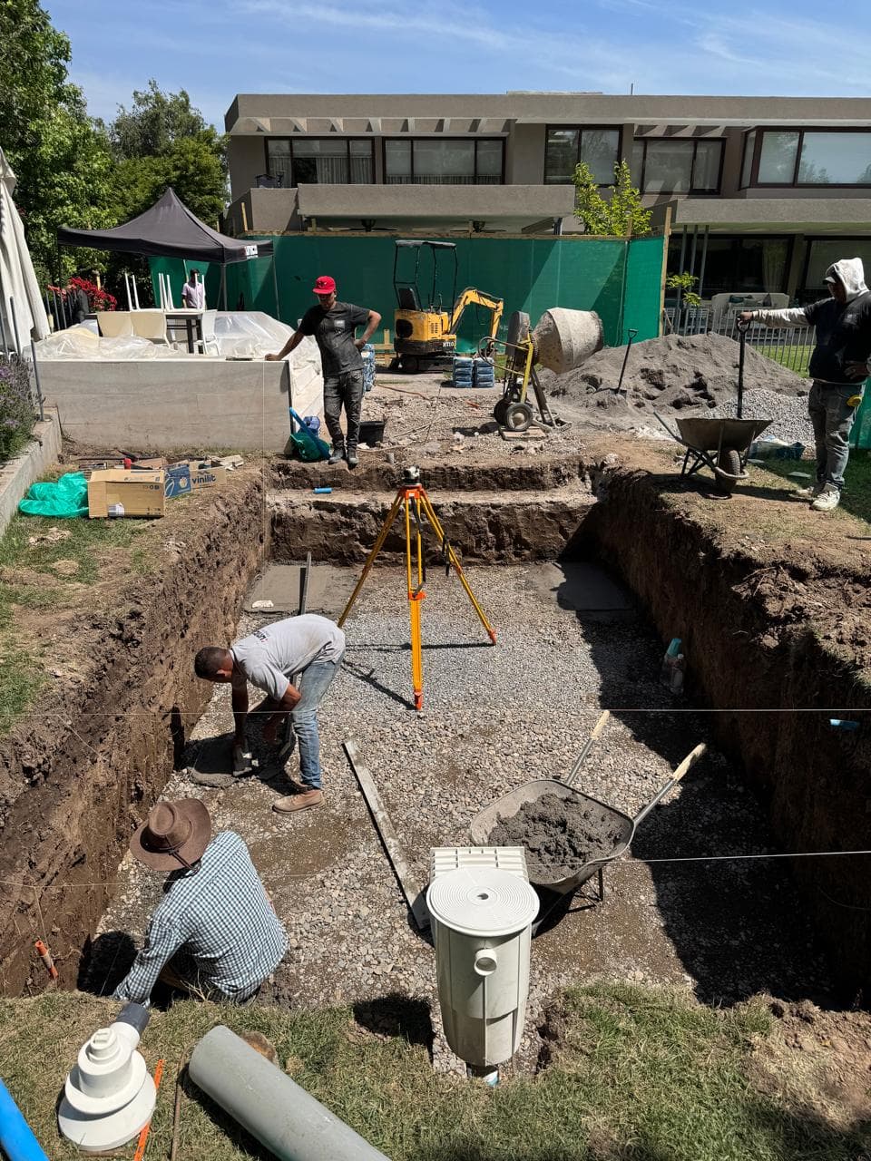 Construcción Piscina de Mármol - Vista principal